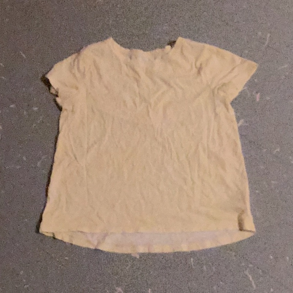 White and yellow low stripe shirt form Old Navy